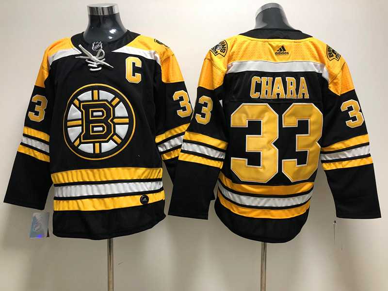 Boston Bruins 33 Zdeno Chara Black Adidas Stitched Jersey
